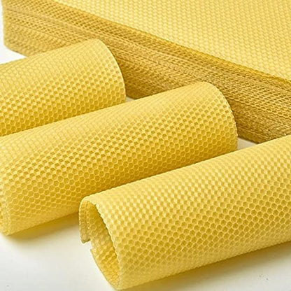 30Pcs Foundation Bee Wax Foundation Sheets Paper Candlemaking Beeswax Flakes Beekeeping Tool