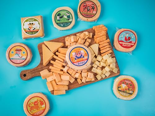 Cheese Bros. Brotherhood Gift Box | Fresh from Wisconsin | Assorted Gouda, Havarti, Mozzarella and Fratello | Great Food Gifting Idea!