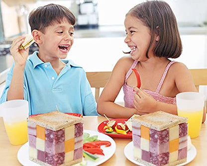 2 PACK Egg Chopper Hard Boiled Egg Slicers Fruit Cube Cutter Salads Cutters Tomato Cutter Potato Cutter,Mirror polished hard and durable stainless steel,Cut into squares,Decorate the meal