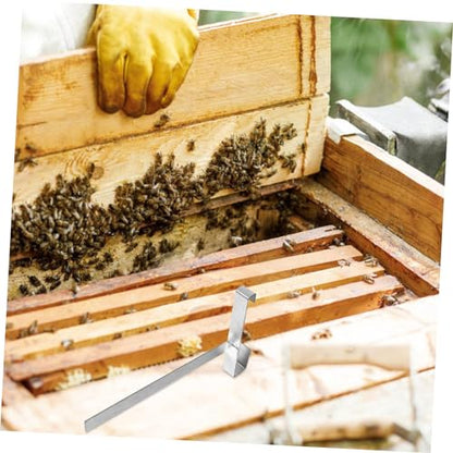 BESPORTBLE Stainless Steel Beekeeping Frame Holder Professional Hive Frame Rest for Easy Inspection and Harvesting Durable Nesting Shelf for Beekeeper Supplies