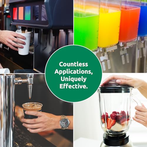 Stera Sheen Green Label Sanitizer - Cleaner and Milkstone Remover for Soft Serve, Shake Machines, Ice Makers and Commercial Equipment - By Purdy Products, 100 Count, 2 Ounce Sachets - size: 2 Ounce (Pack of 100)