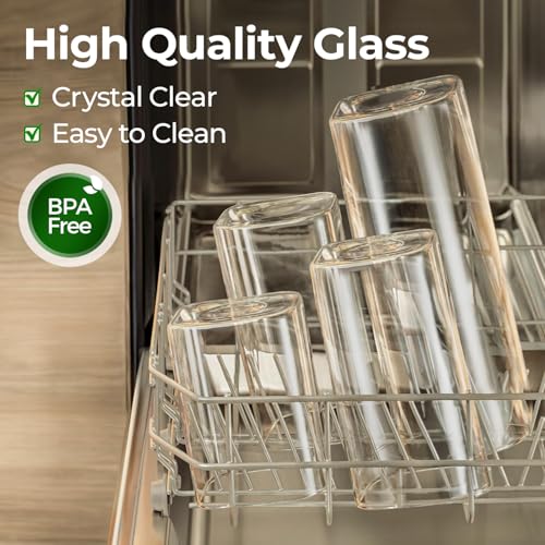 ComSaf 2 Qt Rectangle Glass Storage Containers with Lids, Glass Jars with Bamboo Lids, Clear Food Jar, Square Canister Set of 3, Pantry Organizers and Storage for Flour Pasta Coffee Bean - size: 2 Qt-3Pcs