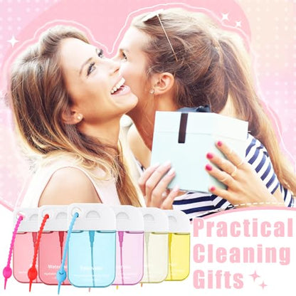 Frienda 12 Pcs Hydrating Hand Sanitizer Spray Scented Hand Sanitizer Mini Spray with Keychain Portable Travel Size 1.35fl. oz Lavender Mist Moisturizing Thank You Gifts for Coworker Staff Women Adults - style: Classic