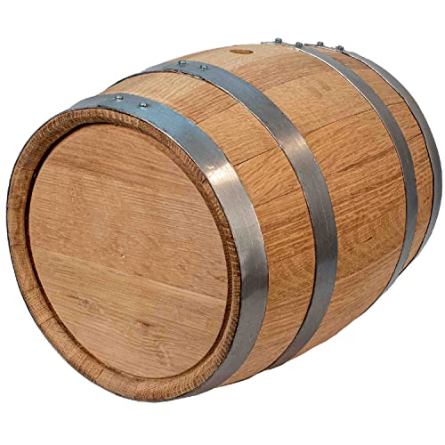2.5 Gallon Oak Barrel - Wooden Whiskey Barrel Wine Barrel (10 Liter) For The Home Brewer, Distiller, Wine Maker - New American Oak Barrels for Aging Whiskey, Bourbon, Mead (HERITAGE SERIES) - size: 2.5 Gallon