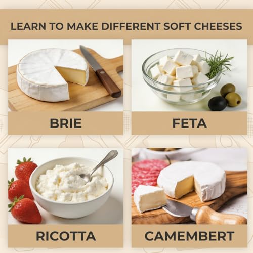 Set of 4 various Cheese making Molds 0.25+0.5+0.7+1.2 kg | Cheesemaking from Cow and Goat Milk. Cheese making supplies by QG group - size: Set of 4