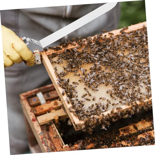 Stainless Steel Uncapping Knife with Handle Efficient Honey Scraper for Beekeeping Essential Tool for Harvesting Honey Compact and Easy to Use