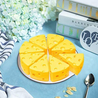 Cheese Shape Silicone Mold, Non-Stick Silicone Baking Mold for Ice Cube Tray Chocolate, Cake, Jelly, Mousse cake Pastry for Household Kitchen