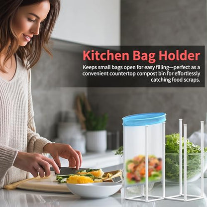Collapsible Bottle Drying Rack, Baby Bottle Drying Rack, Foldable Cup Draining Holder, Retractable Reusable Silicone Bag Dryer with Non-Slip Bottom - Stainless Steel (White) - color: White