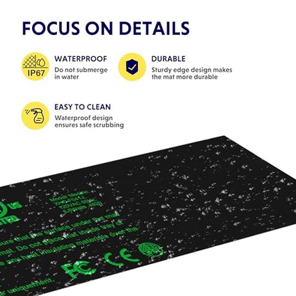 iPower Durable Seedling Heat Mat Warm 3" x 20" - 2 Pack with Temperature Adjustable Knob Hydroponic Heating Pad Waterproof for Seed Starting Greenhouse and Germination - size: 3" x 20"(x2)-ADJ, style: Upgraded Carbon Film