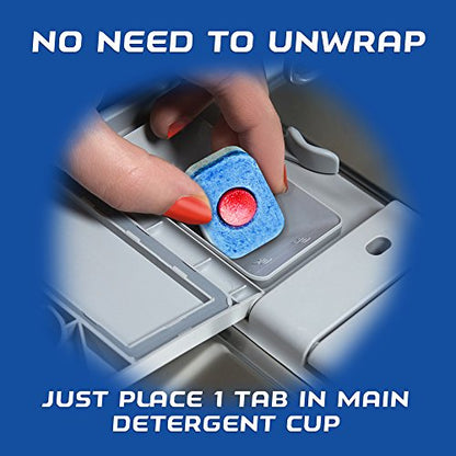 Finish - Max in 1-43ct - Dishwasher Detergent - Powerball - Wrapper Free Dishwashing Tablets - Dish Tabs - Packaging May Vary