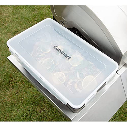 Cuisinart XL Collapsible Marinating Container, Large Capacity Grill Accessories Perfect for BBQs and Tailgates, Marinade and Brining Prep, Collapsible Silicone for Easy Storage (Pack of 4) - size: (Pack of 4)