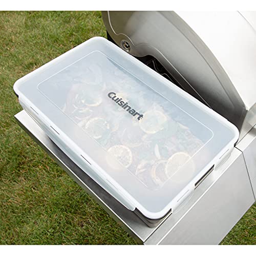 Cuisinart CMT-100 XL Collapsible Marinade Container, Black & CMT-200 Marinade Basket Set Grilling