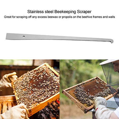 1pcs Hive Tool, Stainless Steel Robustness Cleaning Tool Beekeeping Supplies Hive Tool Beekeeping for Beekeepers