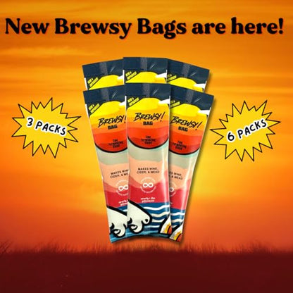 Brewsy Failproof App-Enabled Wine Yeast - 7 Ingredient Blend - Fastest Tastiest Wine Possible for Wine, Mead, Cider… (0.32 Ounce (Pack of 3) - size: 0.32 Ounce (Pack of 3)