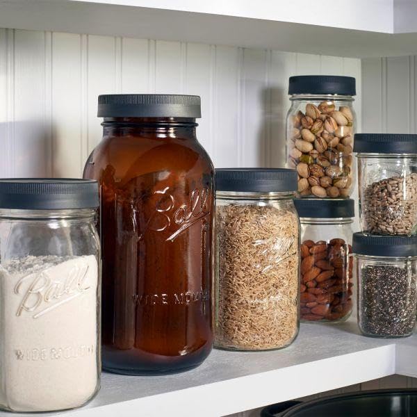 Ball Mason Jar Leak-Proof Lids, Regular Mouth, 6 CT (Pack of 6) - color: Regular, size: 6 Count (Pack of 6)