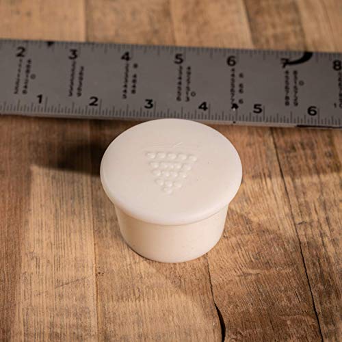 Midwest Barrel Company Solid Silicone Bung Plug for Wine or Whiskey Barrel (Fits 2-Inch Bung Hole) for Standard Size (53 and 59 Gallon) Wine or Whiskey Barrels - size: 2 inches Standard Bung