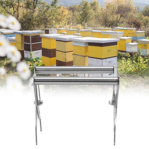 Beekeeping Frame Gripper, Stainless Steel Frame Gripper Frame Grip Holder Bee Frame Holder Beehive Frame Gripper with Wooden Handle Beekeeping Tools