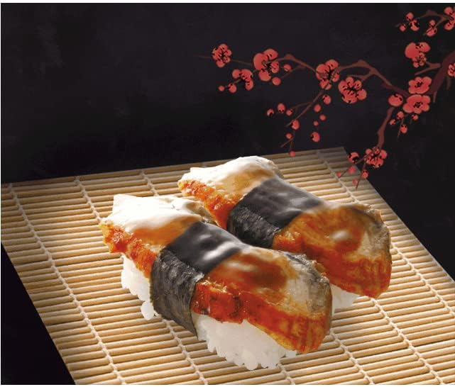 BZG 2 Pack Bamboo Sushi Rolling Mat, Sushi roll maker,Sushi making kit, Bamboo Sushi Rolling Mat,Sushi maker(9.5" x 9.6")