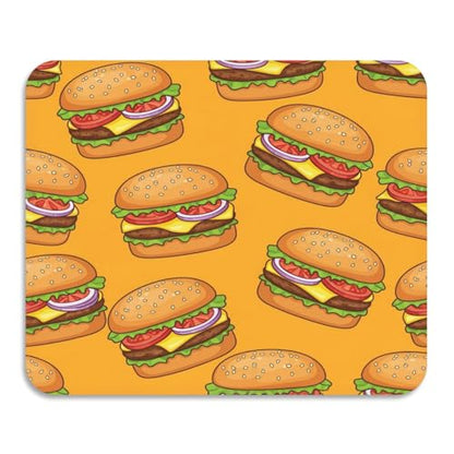 Cheeseburger Tomato Yellow Dish Drying Mat for Kitchen Counter Highly Absorbent Coffee Maker Mat Heat Resistant Dish Rack Pad for Sink Rack Pans Pots Utensils 15.7" x 11.8" - size: 15.7x11.8inch
