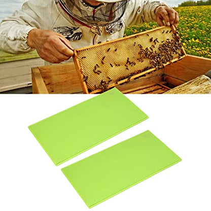 2Pcs 5.4mm Beeswax Sheets for Candle Making,Natural Beeswax Bee Honey Foundation Sheets for Honeycomb,Silicone Beeswax Sheet Mold Beeswax Foundation Press Mold