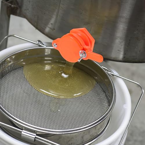 UPKOCH 2pcs Honey Gate Valve for Extractor Bucket Plastic Honey Spout Tap for Efficient Beekeeping Easy to Clean and Install Suitable for Small and Large