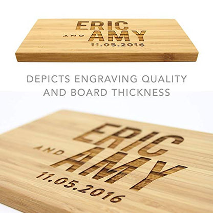Andaz Press Large Bamboo Wood Cutting Board Gift, 17.75 x 11-inch, Nonna's Kitchen, Utensils Graphic, 1-Pack, Laser Engraved Serving Chopping Board Christmas Birthday Chef Kitchen Ideas - color: Nonna