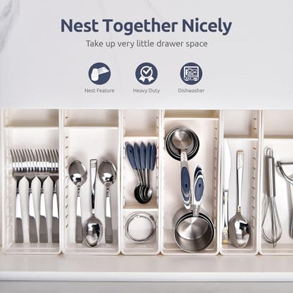 U-Taste Measuring Cups and Spoons: Food Grade 18/8 Stainless Steel Metal Measure Cups and Spoons Set of 10, Upgraded Thickness Handle (Midnight Blue) - color: Midnight Blue
