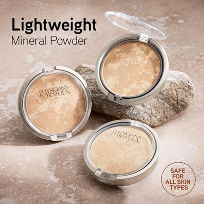 Physicians Formula Mineral Wear Talc-Free Face Powder, Light Coverage Mineral Makeup for Sensitive Skin – Buff Beige - color: Buff Beige