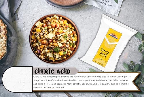 Rani Citric Acid Powder, Food Grade (Limbu Ka Ful) 14oz (400g) ~ Used for Cooking, Bath Bombs, Cleaning | Gluten Friendly | Indian Origin - size: 14 Ounce (Pack of 1)