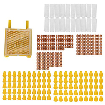 Plastic Queen Rearing System, Beekeeping Bee Grafting Kit Plastic Grafting Tool Set Queen Rearing Accessories for Beekeepers