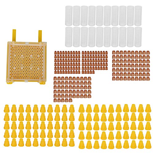 Plastic Queen Rearing System, Beekeeping Bee Grafting Kit Plastic Grafting Tool Set Queen Rearing Accessories for Beekeepers