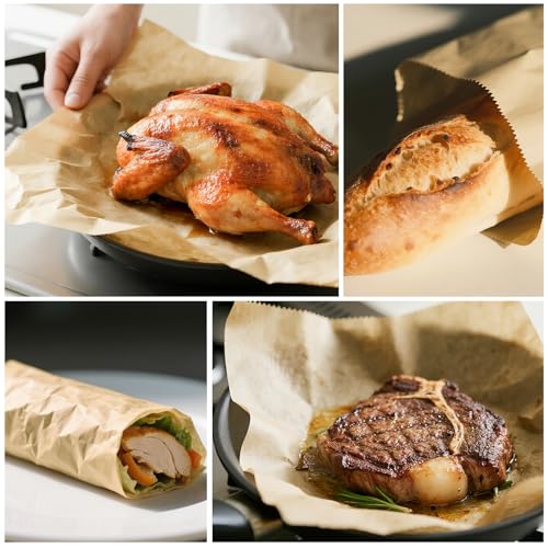 EcoDispose Precut POP UP Deli Paper Sheet Pack of 200, Interfolded Heavy Paper for Food Wrap and Serving (12" x 10-1/2", Kraft） - color: Kraft, size: 12“x10.5”inch