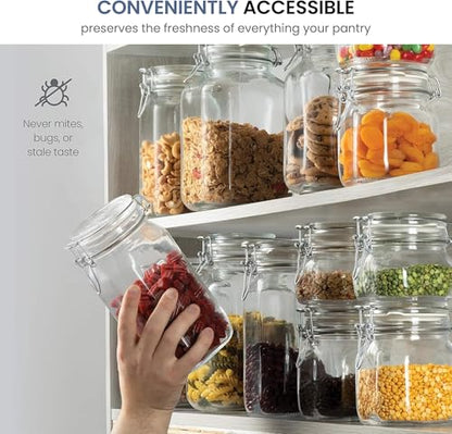 Bormioli Rocco Fido Jar 50.75 oz - Clear, Set of 2 - size: 50.75 oz