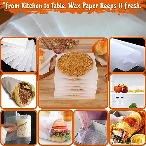 Perfect Stix Gordon choice DeliWaxPaper10-500 Deli Wax Paper, 10" x 10.75", Plain (Pack of 500)