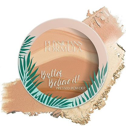 Physicians Formula Murumuru Butter Believe It! Pressed Face Powder, Buildable Coverage with Creamy Finish, Enriched with Amazonian Butters – Creamy Natural - color: Murumuru Creamy Natural