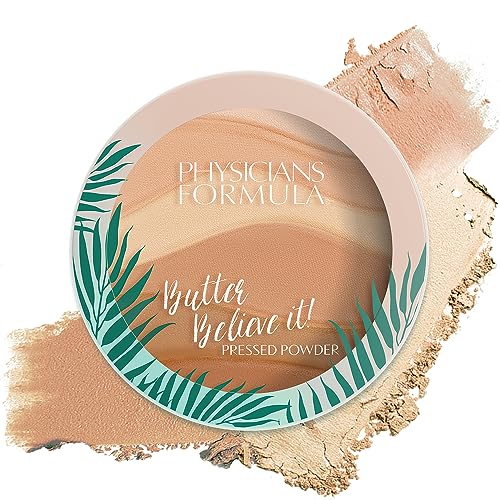 Physicians Formula Murumuru Butter Believe It! Pressed Face Powder, Buildable Coverage with Creamy Finish, Enriched with Amazonian Butters – Creamy Natural - color: Murumuru Creamy Natural