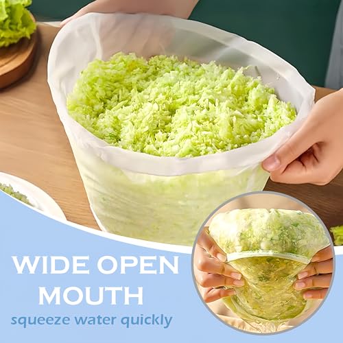 Cheese Cloth Bag for Straining, Bowl Shape Nut Milk Bag Reusable Strainer Bag, Nut Bag Strainer with Drawstring for Tea Juice Yogurt Almond Milk Coffee Soy Milk Dumpling Fillings and More (6Pcs S+M+L) - color: 6Pcs S+M+L