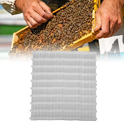 20 Pcs Metal Frame Beehive Spacers, Plastic Hive Spacer Tool for Even Beekeeping in 9 Frame Super or Brood Boxes