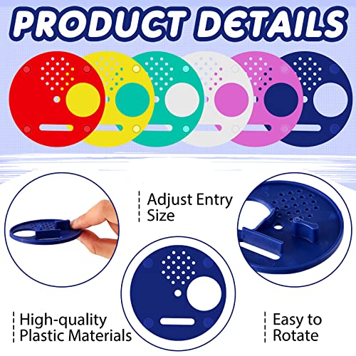 60 Pcs Plastic Bee Hive Box Entrance Gate 2.68 Inch Entrance Disc Bee Nest Door Round Beehives Vents for Swarm Traps Horizontal Hives Beekeeping Equipment Beehive Tool