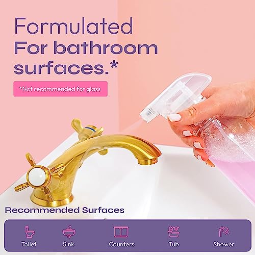 FOMIN Bathroom Cleaner Refill Tablets Magnolia Grapefruit - All-In-One Tablet Cleaner For Bathroom Cleaning - Bathroom Cleaner Solution for Spray Bottle (Extra - 02) - color: Extra - 02