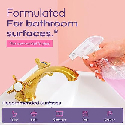 FOMIN Bathroom Cleaner Refill Tablets Magnolia Grapefruit - All-In-One Tablet Cleaner For Bathroom Cleaning - Bathroom Cleaner Solution for Spray Bottle (Extra - 02) - color: Extra - 02