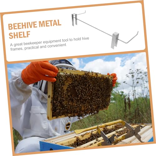YARNOW 2pcs Honey Bee Hive Frame Holder Beehive Rack Beekeeping Stand Storage Shelf Beehive Hanger