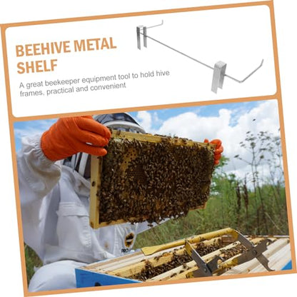 YARNOW 2pcs Honey Bee Hive Frame Holder Beehive Rack Beekeeping Stand Storage Shelf Beehive Hanger