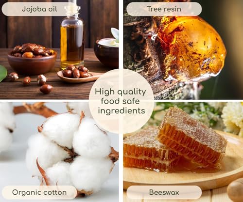 Truebee Reusable Beeswax Food Wraps 3-Pack – Non Toxic, Plastic Free, Silicone Free, Sustainable, Environmentally Friendly, Organic Cotton Beeswax Wraps (S, M, L), Signature Design - color: 3 Pack - Honeycomb