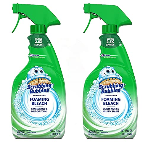 Scrubbing Bubbles Foaming Bathroom Cleaner with Bleach - 32 Fl oz - 2 pk - size: 32 Fl Oz (Pack of 2)