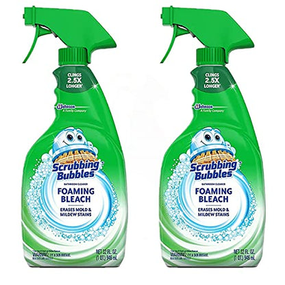 Scrubbing Bubbles Foaming Bathroom Cleaner with Bleach - 32 Fl oz - 2 pk - size: 32 Fl Oz (Pack of 2)