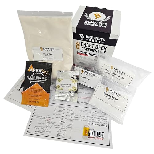 Home Brew Ohio Best One Gallon Home Brew Beer Ingredient Kit (American Classic)
