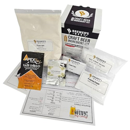 Brewer's Best One Gallon Home Brew Beer Ingredient Kit (American Classic)