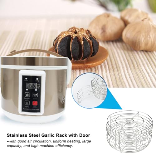 INTBUYING 6L Black Garlic Fermenter，Garlic Ferment，Black Garlics Ferment Pot，Full Automatic Intelligent Control Black Garlics Maker Black Garlic Maker