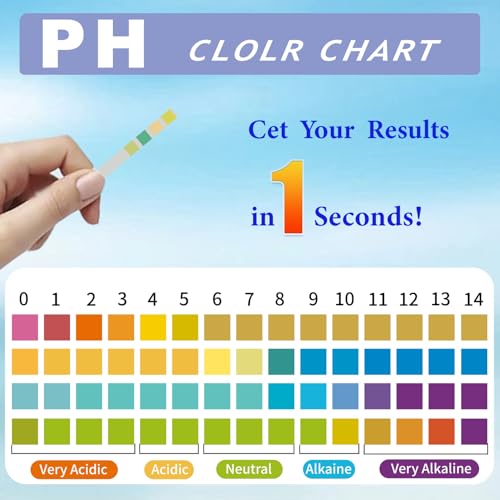 200pcs PH Test Strips 0-14,Universal Litmus Paper pH Test Strips for Liquid Testing,Drinking Water,Pools,Aquariums and Soap Making,Get Highly Accurate Results in Seconds